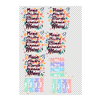 Hojas UV DTF (Stickers) Para Customizar