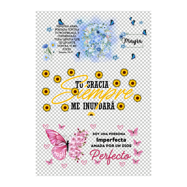 Hojas UV DTF (Stickers) Para Customizar